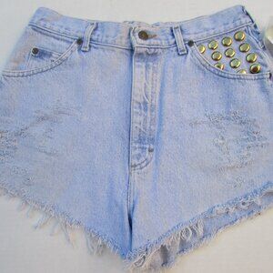 Woman's custom jean shorts